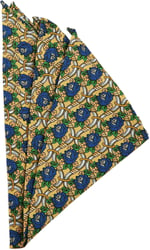 Kravatkolik Sarı Motif Baskılı İpek Mendil SPS246