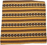 Kravatkolik Sarı Motif Baskılı İpek Mendil SPS293