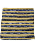Kravatkolik Sarı Motif Baskılı İpek Mendil SPS325