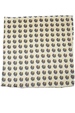 Kravatkolik Sarı Motif Baskılı İpek Mendil SPS289