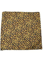 Kravatkolik Sarı Motif Baskılı İpek Mendil SPS258