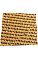 Kravatkolik Sarı Motif Baskılı İpek Mnedil SPS169