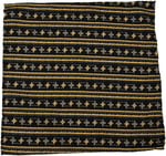Kravatkolik Siyah Motif Baskılı İpek Mendil SPS328