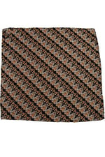 Kravatkolik Siyah Motif Baskılı İpek Mendil SPS383