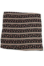 Kravatkolik Siyah Motif Baskılı İpek Mendil SPS141