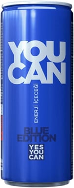 Kristal You Can Mavi Enerji İçeceği 250 ml