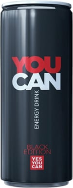 Kristal You Can Siyah Enerji İçeceği 250 ml