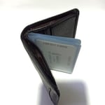 Krl Dik Hakiki Deri 20 Kartlık Kredi Kart ve Para Cüzdanı 10cm x 8cm Ultra Lüks Orjinal Kuzu Derisi
