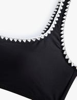 Kroşe Detaylı Bralet Bikini Üstü Pedli