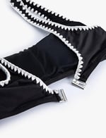 Kroşe Detaylı Bralet Bikini Üstü Pedli