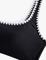 Kroşe Detaylı Bralet Bikini Üstü Pedli