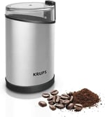Krups Fast Touch GX204D elektrikli kahve değirmeni, paslanmaz çelik, 200 Watt güç, siyah, 75 g
