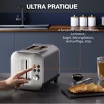 Krups First Toaster 2 Bölmeli Paslanmaz Çelik 850 Watt Ekmek Kızartma Makinesi - 7211003732 - Seçenekler: ekmek kızartma makinesi, filtre kahve makinesi, Su ısıtıcı