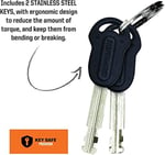 Kryptonite Keeper Kilitler Siyah 120 cm