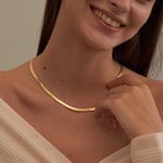 Kübik Zirkon Gerdanlık Kolye Şeffaf Baget Kesim Kristal Köpüklü Taslar Hipoalerjenik Altın Kaplama Tenis Kolye Kadınlar için Tıknaz Ataç Bağlantısı Küba Gerdanlık Kolye Zarif Takı Hediyeler