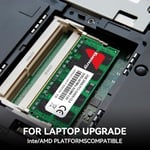 Kuesuny 4 GB Kit (2 x 2 GB) DDR2 667 MHz Sodimm Ram PC2-5300 PC2-5300S 1,8 V CL5 200 Pin 2RX8 ECC içermeyen tamponsuz dizüstü bilgisayar bellek modüllerinin yükseltilmesi