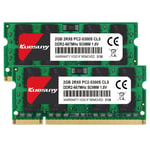 Kuesuny 4 GB Kit (2 x 2 GB) DDR2 667 MHz Sodimm Ram PC2-5300 PC2-5300S 1,8 V CL5 200 Pin 2RX8 ECC içermeyen tamponsuz dizüstü bilgisayar bellek modüllerinin yükseltilmesi