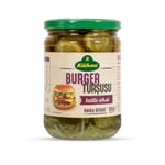 Kühne Ring Dilimlenmiş Burger Turşu Dilimleri Tatlı Cam Kavanoz 530 g