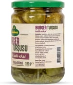 Kühne Ring Dilimlenmiş Burger Turşu Dilimleri Tatlı Cam Kavanoz 530 g