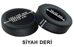 Kulaklık Pedi ve Yastığı - 65-110 mm, 7-10 cm Çeşitli Boyutlar (100 mm x 100 mm Siyah Deri)