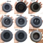 Kulaklık Pedi ve Yastığı - 65-110 mm, 7-10 cm Çeşitli Boyutlar (100 mm x 100 mm Siyah Deri)