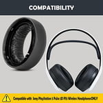 Kulaklık Yastığı Yedeği Uyumlu Playstation 5 Pulse 3D PS5 Kablosuz Kulaklıklar Yastığı Yumuşak Protein Derisi/Hafıza Köpüğü ile