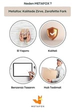 Küllük Kül Tablası Sigara Küllüğü Altın Eskitme Model 4 8682874854280