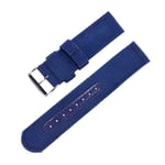 Kumaş Perlon Koyu Lacivert 24mm Spor Saat Kordonu Kayışı Nato Zul