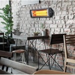 Kumtel Ex 23 Süper Ecoray 2300 Watt İnfrared Isıtıcı Duvar Tipi 2300W Kolay Temizlenir Siyah