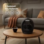 Kumtel LX-6331 Füme 2000 W Fanlı Isıtıcı
