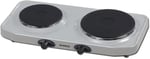 Kumtel LX-7021 Hotplate İkili Elektrikli Ocak, Ev Tipi, Demir, 2500W