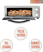 Kumtel Mini Pizza Fırını Ve Hava Fritözü Hpo-01