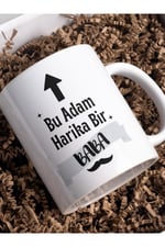 Kupa Bardak Babalar Günü Tasarım, Temalı Porselen Kupa, Hediyelik Kupa, Baskılı Kupa Desenli Kupa Bardak
