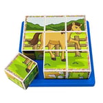 KÜPSS Çiftlik Hayvanları 3D Puzzle - 9 Küp 6 Yapboz