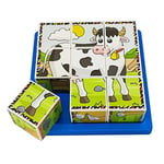 KÜPSS Çiftlik Hayvanları 3D Puzzle - 9 Küp 6 Yapboz