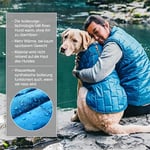 Kurgo Loft Köpek Ceketi - Ters Çevrilebilir Polar Kışlık Mont - Soğuk Hava Koruması - Koşum Takımı veya Ek Katmanlarla Giyin - Yansıtıcı Vurgula - Bedenler: XS, S, Extra Small, M, Medium, L, Large, XL