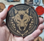 KURT Deri Peç - Arma - Wolf Leather PAtch