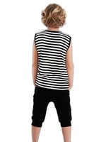 Kuru Kafa Erkek Çocuk T-shirt Kapri Şort Takım