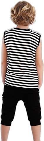Kuru Kafa Erkek Çocuk T-shirt Kapri Şort Takım