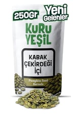 Kuru Yeşil Doğal Çiğ Kabak Çekirdeği İçi 250 gr - Tuzsuz, Katkısız ve Soyulmuş - Yüksek Protein ve Magnezyum Kaynağı Sağlıklı Atıştırmalık