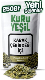 Kuru Yeşil Doğal Çiğ Kabak Çekirdeği İçi 250 gr - Tuzsuz, Katkısız ve Soyulmuş - Yüksek Protein ve Magnezyum Kaynağı Sağlıklı Atıştırmalık