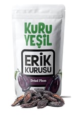 Kuru Yeşil Doğal Kuru Erik 50 gr - Şekersiz ve Katkısız, Sağlıklı Atıştırmalık, Yüksek Lifli, Vegan ve Glutensiz Kuru Meyve
