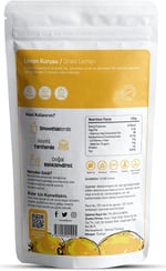 Kuru Yeşil Doğal Limon Kurusu 50 gr - Katkısız, Şeker İlavesiz Kurutulmuş Limon Dilimleri - Çay, Kokteyl, Detoks ve Süsleme İçin