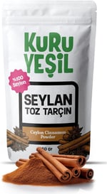 Kuru Yeşil Doğal Seylon Toz Tarçın 50 gr - Gerçek Ceylon Cinnamon Powder - Düşük Kumarin Oranı, Katkısız ve Saf Baharat