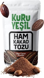 Kuru Yeşil Ham Kakao - Ham Kakao Tozu - Kakao Tozu - Naturel Kakao Tozu - Raw Cacao - 150 gr