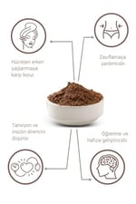 Kuru Yeşil Ham Kakao - Ham Kakao Tozu - Kakao Tozu - Naturel Kakao Tozu - Raw Cacao - 150 gr