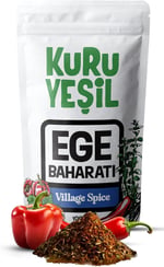 Kuru Yeşil Kahvaltılık Baharat - Kızarmış Patates Baharatı Sebze Çeşnisi - Ege Baharatı Çeşni - 100 gr
