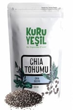 Kuru Yeşil%100 Doğal Glutensiz Chia Tohumu - Yüksek Lif ve Protein Kaynağı Çiya Tohumu - Sindirimi Destekler, Smoothie, Yoğurt ve Salatalar İçin Chia Tohumu - 150 gr