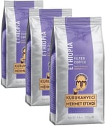 Kurukahveci Mehmet Efendi Ethiopian 250 gr Folyo Ambalaj x 12 Adet - Seçenekler: Tekli (2 paketi), 10 x 10 x 20 cm...