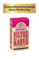 Kurukahveci Mehmet Efendi Kafeinsiz Guatemala Filtre Kahve 250 gr Vakum Ambalaj